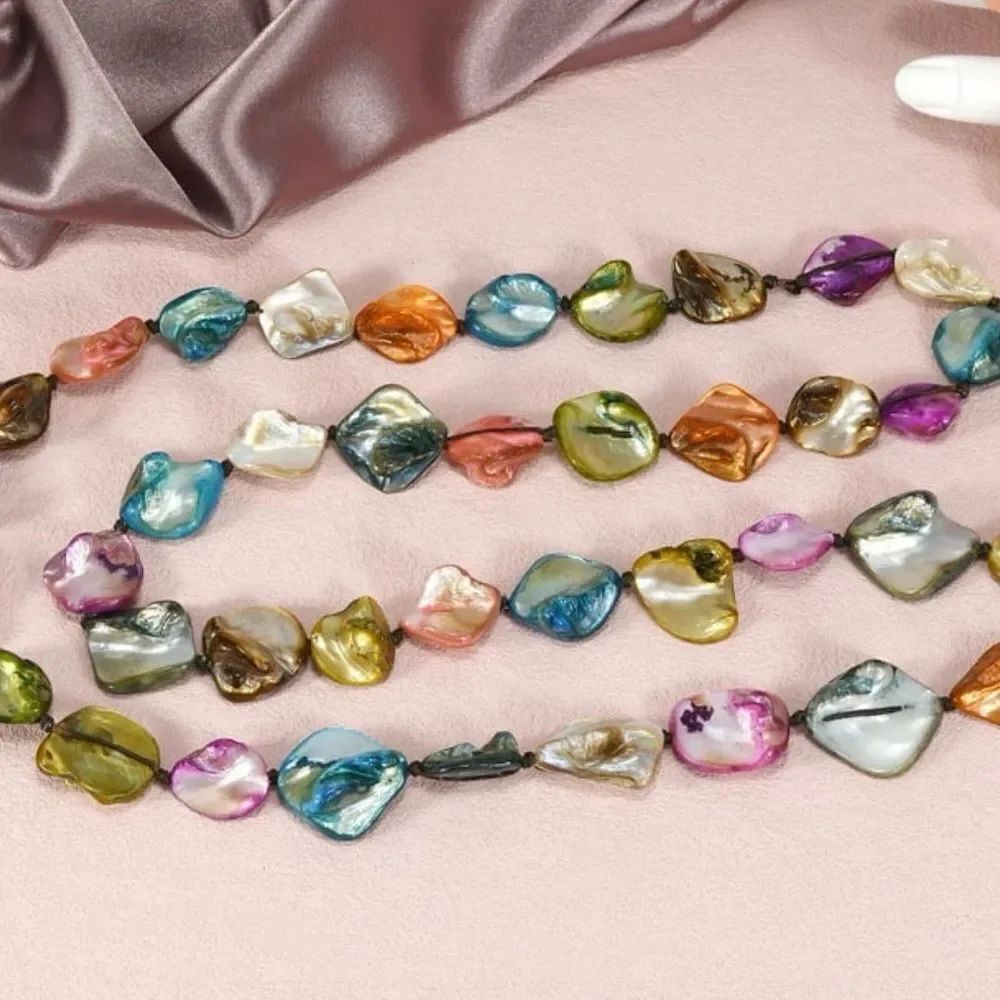 Vibrant Multicolor Shell Necklace